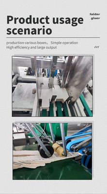 Geschwindigkeitsschließmaschine mit 230 m/min Arbeitsgeschwindigkeit und breiter Papiergrößenpalette
