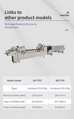 Geschwindigkeitsschließmaschine mit 230 m/min Arbeitsgeschwindigkeit und breiter Papiergrößenpalette