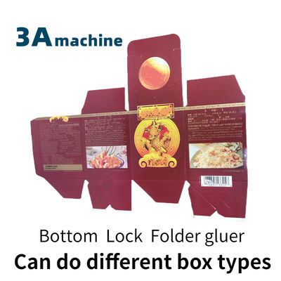 SHH-800AG-2 Automatischer Unterverschluss-Folder-Kleber für Lunchbox-Video-Ausgangsinspektion