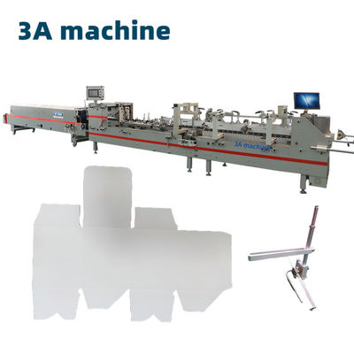 300 m/min Arbeitsgeschwindigkeit Automatische Bodenverschluss Klappbox Klebe-Maschine für Lebensmittelverpackungen