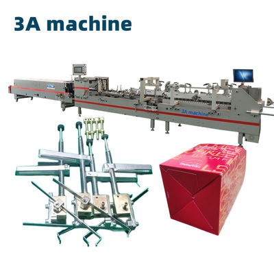 800 mm Maximalgröße Automatische Unterverschlussmappe und Klebermaschine für Karton 250g-650g