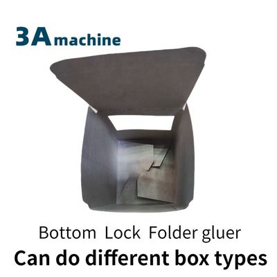 800 mm Maximalgröße Automatische Unterverschlussmappe und Klebermaschine für Karton 250g-650g
