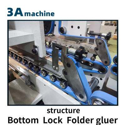 Mechanisch angetriebene SHH*800AG-2 Automatische Unterverschlusspresse Flexo Folder Gluer