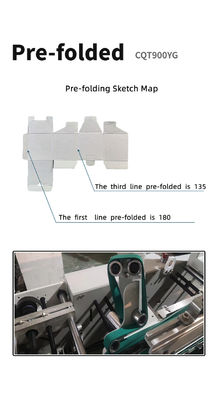 CQT-900YG-2 vorgefaltete Unterverschluss-Doppelstück-Auto-Gluermaschine