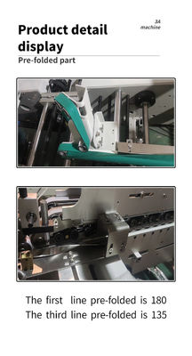 CQT-900YG-2 vorgefaltete Unterverschluss automatische Ordner Kleber Maschine für Kartonbox