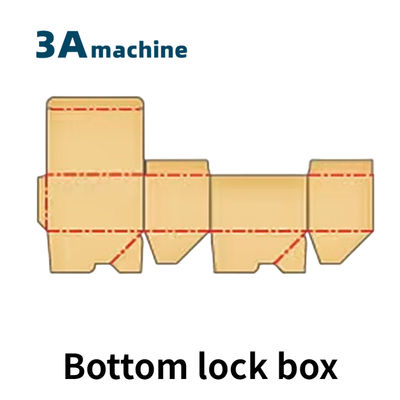 Einseitige Klebebox Präsentation Ordner Klebemaschine für Kartonboxen CQT 900YG-2