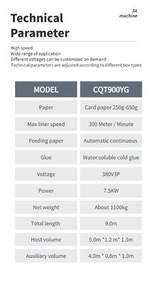 CQT 900YG-2 Wasserlöslicher Kaltklebstoff Halbautomatischer Ordnerklebstoff für Wellpapier
