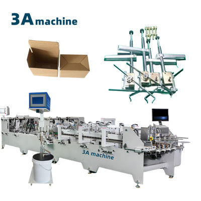 CQT 900YG-2 vorgefaltete Unterverschlussmaschine 4 6 Ecke Automatische Ordner-Klebmaschine für Kartons