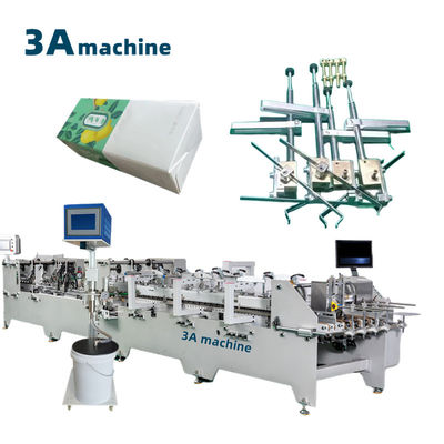 Dauerhafte CQT 900YG-2 Automatische Kartonbox-Folder-Kleber mit wasserlöslichem Kaltkleber
