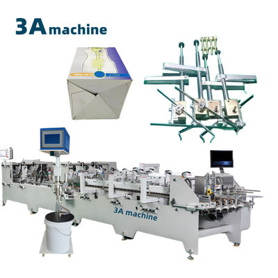 CQT 900YG-2 vorgefaltete Unterverschlusskartonbox Herstellmaschine Preise Ordner Kleber Ersatzteile