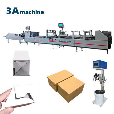 CQT 650JYG Vorgefalteter Crash Lock Bodenbox Halbautomatischer Folderkleber für kalten Klebstoff