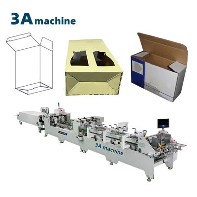 Papiermaterial 2 3 Schichten Walzfläche Doppelverschluss Boden Klappkleber Maschine 1100JGKW