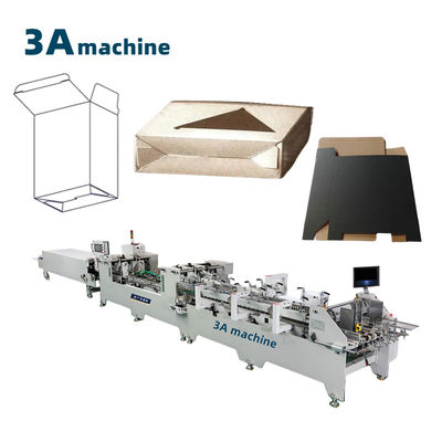 250g-650g Kartonpapier-Material Doppel-automatische Klebmaschine für Wellkartons