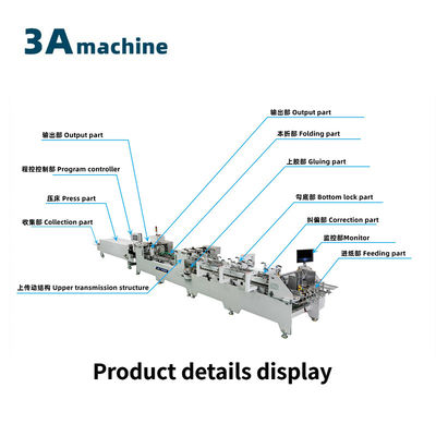 Gluermaschine für 2-3 Schichten Wellpappe und Karton 250g-650g