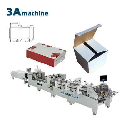 Kasten aufgeklappt Breiteste Maximalgröße 1 105cm 6 Ecken Folder Gluer Maschine für 1100 JGKW Kaste