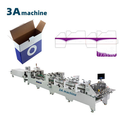 Papiermaterial 2 3 Schichten gewölbt 1100 JGKW Box Making Folder Gluer Maschine