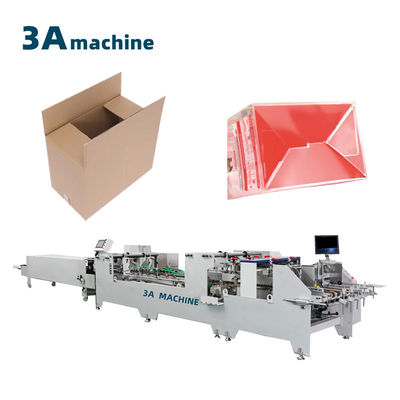 Papiermaterial 1 Karton 250g-650g Doppelsperr-Bodenklebmaschine für Wellkarton