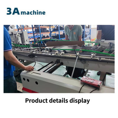 300 m/min Doppelsperr-Boden-halbautomatische Faltglue-Maschine für Wellkartons