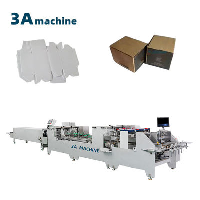 Automatische Schleusen-Boden-Falt-Klebmaschine für 2-3 Schichten Wellpapiermaterial