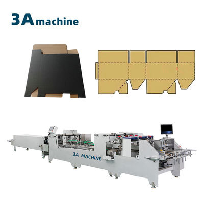 Gewölbte Box-Doppelverschluss-Boden-automatische Ordner-Klebermaschine mit 1300 JGKW-Modell