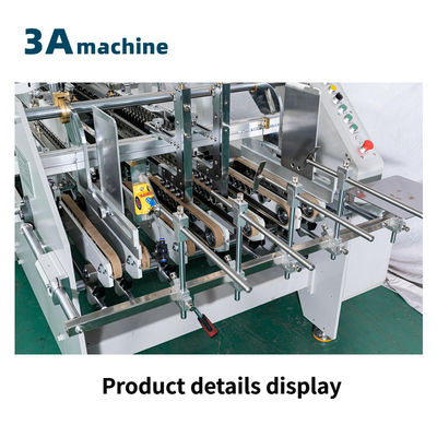 Gewölbte Box-Doppelverschluss-Boden-automatische Ordner-Klebermaschine mit 1300 JGKW-Modell