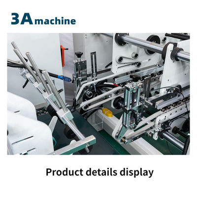Gewölbte Box-Doppelverschluss-Boden-automatische Ordner-Klebermaschine mit 1300 JGKW-Modell