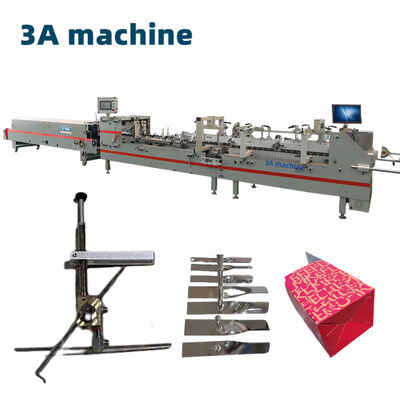 Elektrisch angetriebene SHH800AG-2 Automatische Folderaufklebermaschine für 4 6 Eckfalten GS110