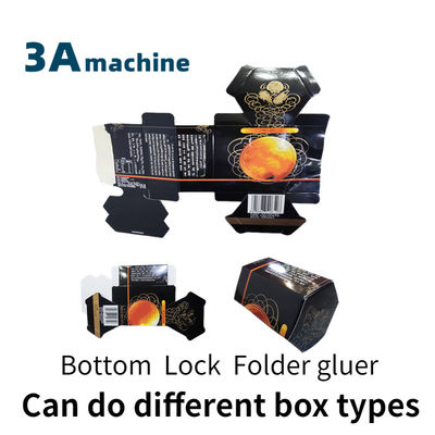 Elektrisch angetriebene SHH800AG-2 Automatische Folderaufklebermaschine für 4 6 Eckfalten GS110