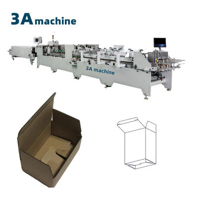 3700 KG Doppelsperr-Boden-Automatische Ordner-Klebmaschine für Karton/Golfkarton