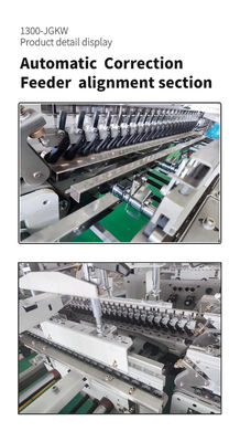Karton-/Golfkarton-Doppelverschluss-Boden-Klebenspender Hochgeschwindigkeits-Folder-Klebemaschine 1300*JGKW