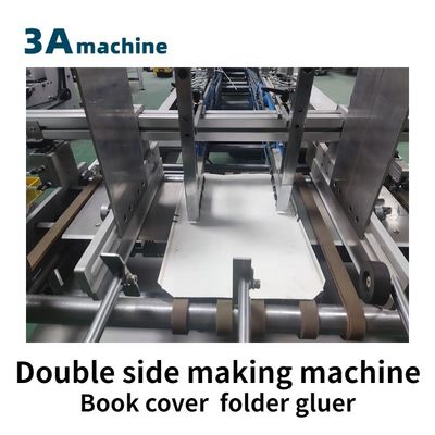 8.25M*1.2M*1.3M Automatische Buchbedeckung Doppelseitige Klebermaschine 650mm Maximalgröße