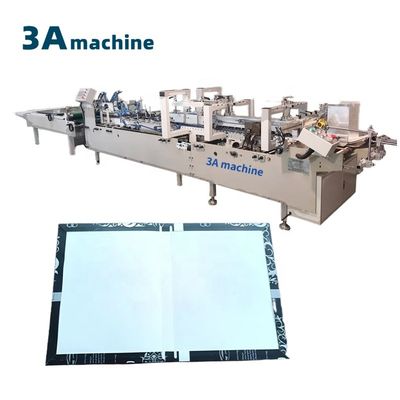 CQT800BS Automatische Doppelseitige Verklebmaschine für Buchdeckel mit maximaler Linergeschwindigkeit von 250 m/Min