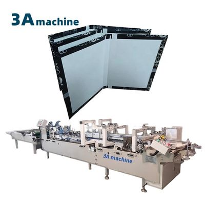 CQT-800BS Automatische Buchhülle Seitenaufklebmaschine Klapp- und Klebeboxenmaschine