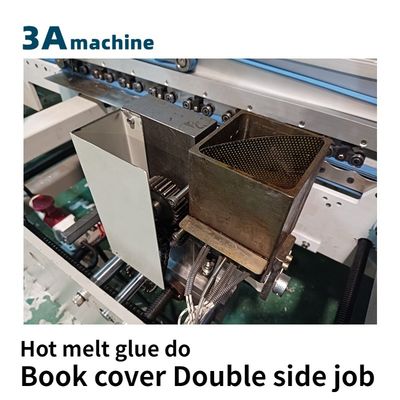CQT-800BS Automatische Buchhülle Seitenaufklebmaschine Klapp- und Klebeboxenmaschine