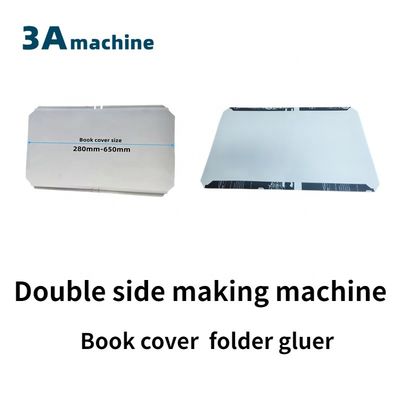 CQT-800BS Automatische Buchhülle Seitenaufklebmaschine Klapp- und Klebeboxenmaschine