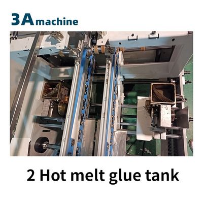 CQT-800BS Automatische Buchhülle Seitenaufklebmaschine Klapp- und Klebeboxenmaschine