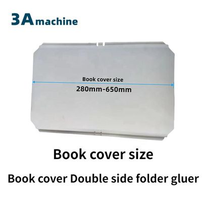 CQT-800BS Automatische Buchhüllen-Seitenklebmaschine mit maximaler Arbeitsbreite 650 mm