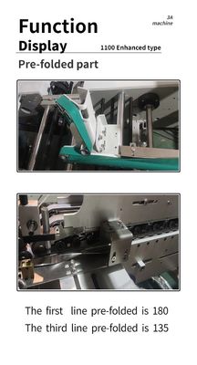 CQT1100 Erweiterte Automatische Klappklebmaschine für eine gleichbleibende Leistung