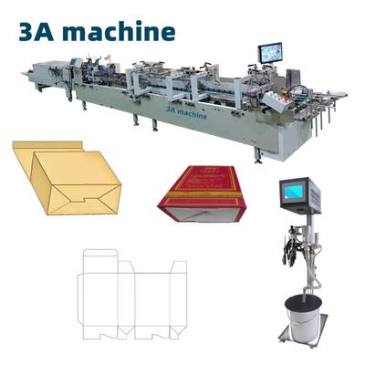 Automatische Grade Automatische CQT-900 Verbesserte Papierbox Kleben und Montage Lösung