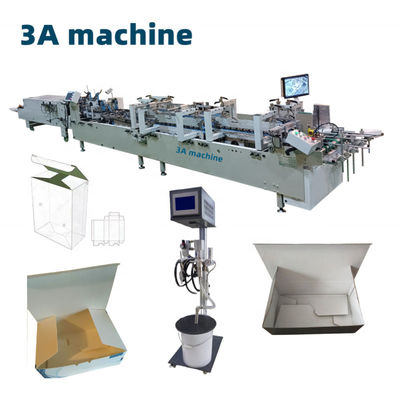 Automatische Falte- und Klebeboxenmaschine CQT-900 für Doppelkartonkleben