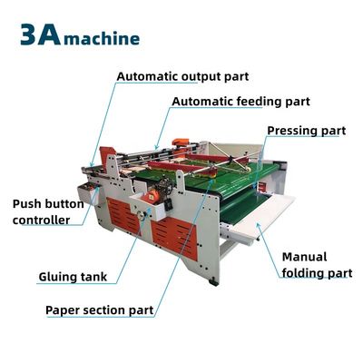 CQT-1800JGKW Papierformmaschine Halbautomatische Wellkartonpresse