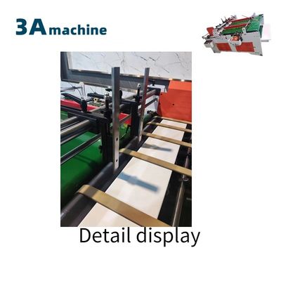 1600 KG Kapazität CQT2400 Halbautomatischer Folderaufkleber für Wellenbox-Klebmaschine