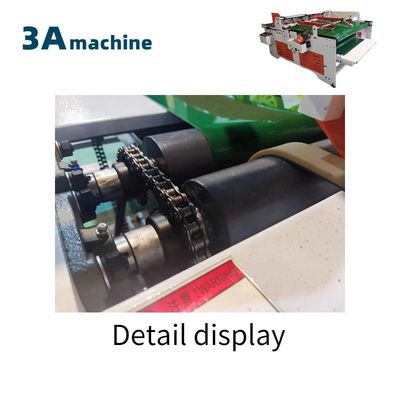 1600 KG Kapazität CQT2400 Halbautomatischer Folderaufkleber für Wellenbox-Klebmaschine