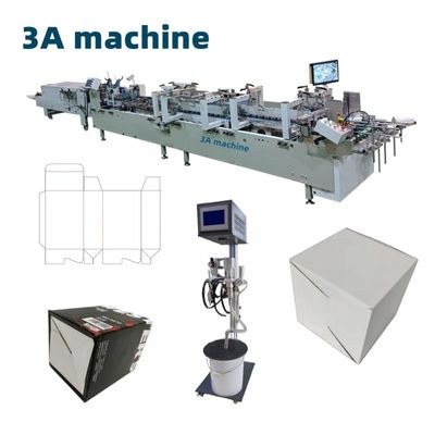 Spannung 380V CQT-900 Erweiterte automatische Ordner Gluer Randbandmaschine Bodenverschluss
