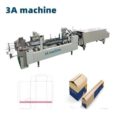 1400 kg Kapazität CQT-800 Karton/Golfgelenkte Geradlinie-Box-Folder-Klebmaschine