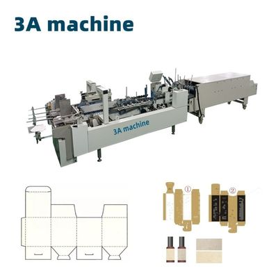 CQT-800 Karton-/Golfgelenkte Geradlinie-Box Automatische Karton-Folder-Klebmaschine
