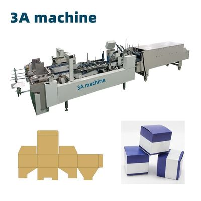 CQT-800 Karton-/Golfgelenkte Geradlinie-Box Automatische Karton-Folder-Klebmaschine