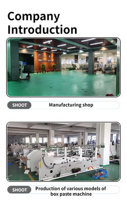 PLC-gesteuerte CQT-800 automatische Folderaufklebermaschine für Karton und Wellkartons