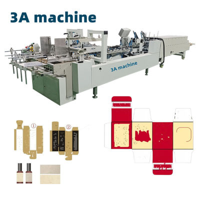 CQT 800 Karton/Golfgelenkte Geradliniebox Automatische Karton-Folder-Klebmaschine