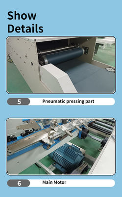 CQT 800 Karton-/Golfgelenkte Geradlinie-Box Automatische Karton-Box-Folder-Klebmaschine